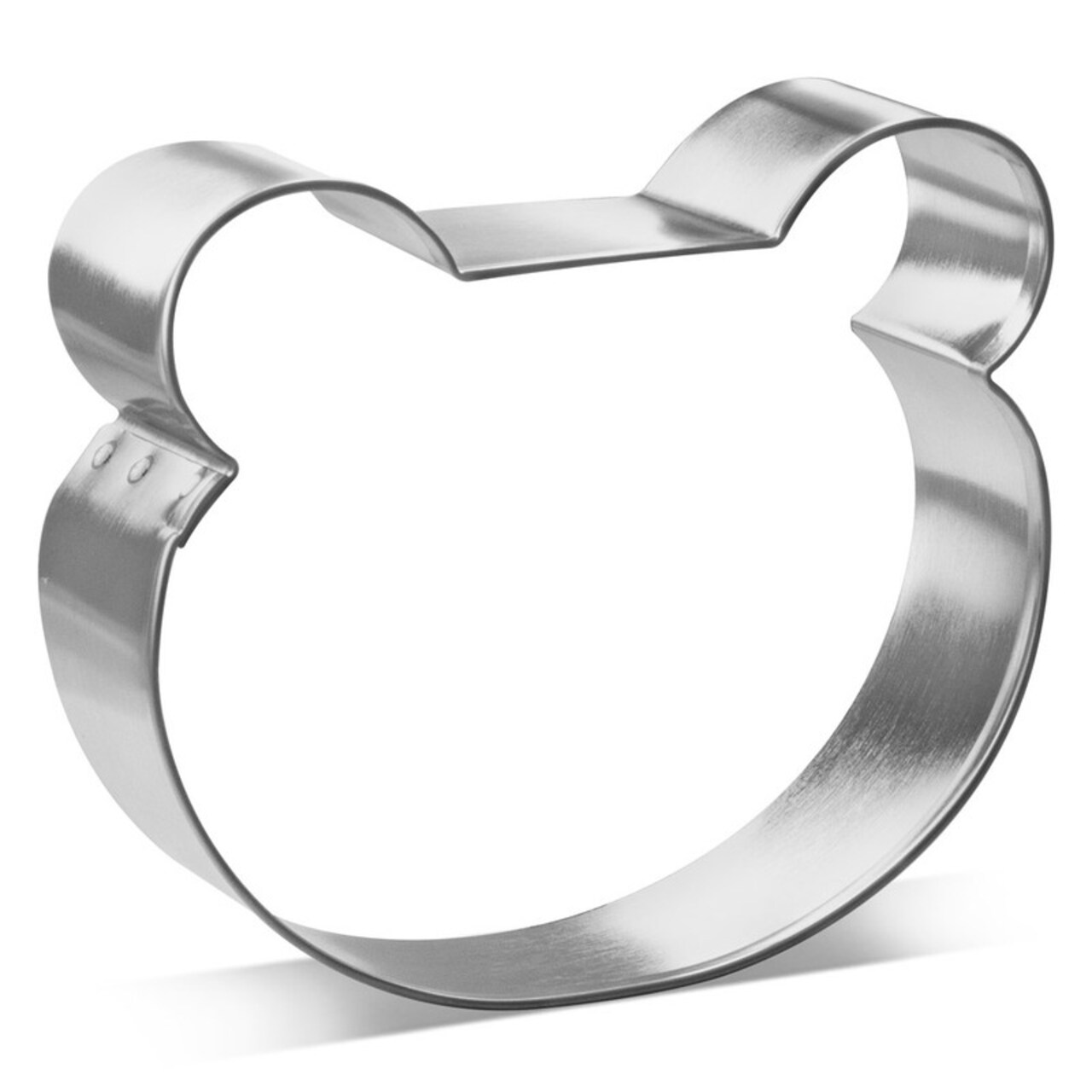 Bear Frog Face or Letter D Cookie Cutter 3.25 in, CookieCutter.com, Tin Plated Steel, Handmade in the USA